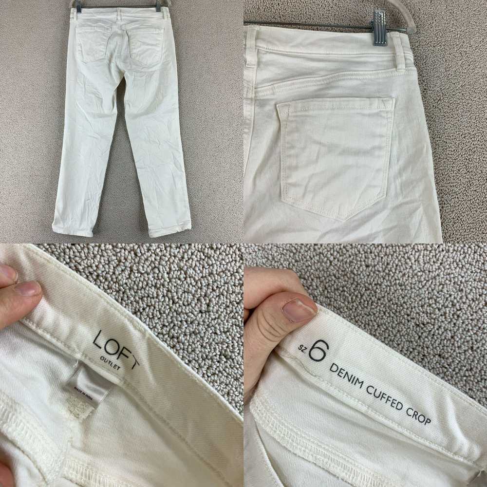 Loft LOFT Outlet Denim Cuffed Crop Jeans Women's … - image 4