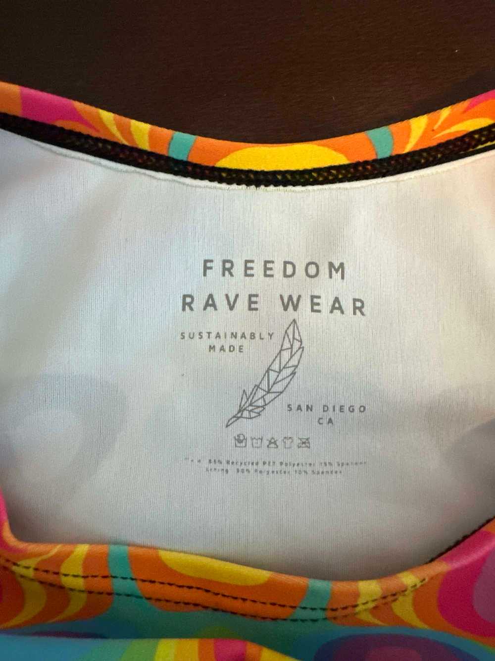 Freedom Rave Wear Technicolor Teaser Top - image 3