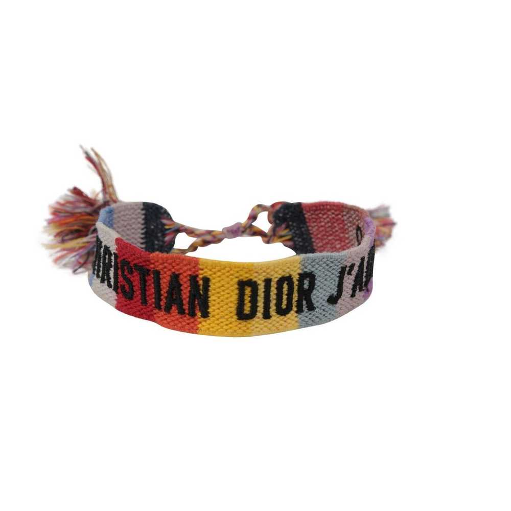 Dior Woven J'Adior Friendship Tassel Bracelet - image 5