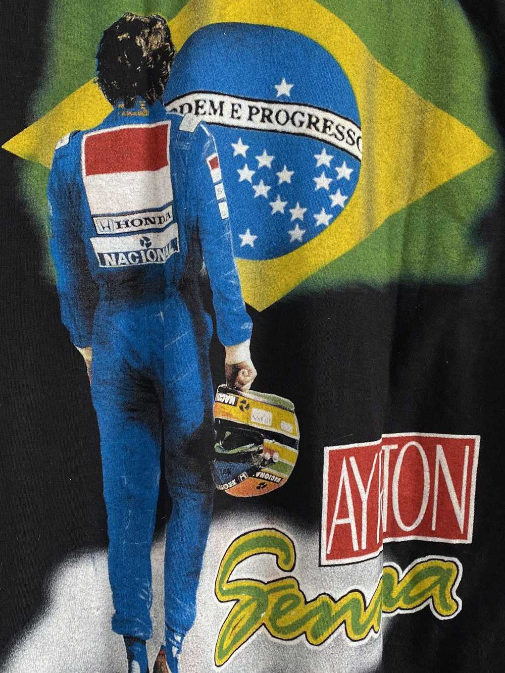 Racing × Sportswear × Vintage Vintage Aryton Senn… - image 8