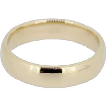 14k Yellow Gold Band Ring - Size 12.5