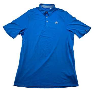 Kjus KJUS Polo Shirt Medium 50 Blue Short Sleeve G