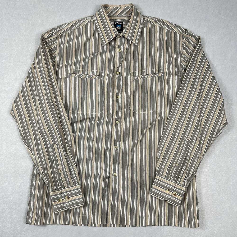 Kuhl Kuhl Mens Seersucker Button Up Long Sleeve S… - image 1