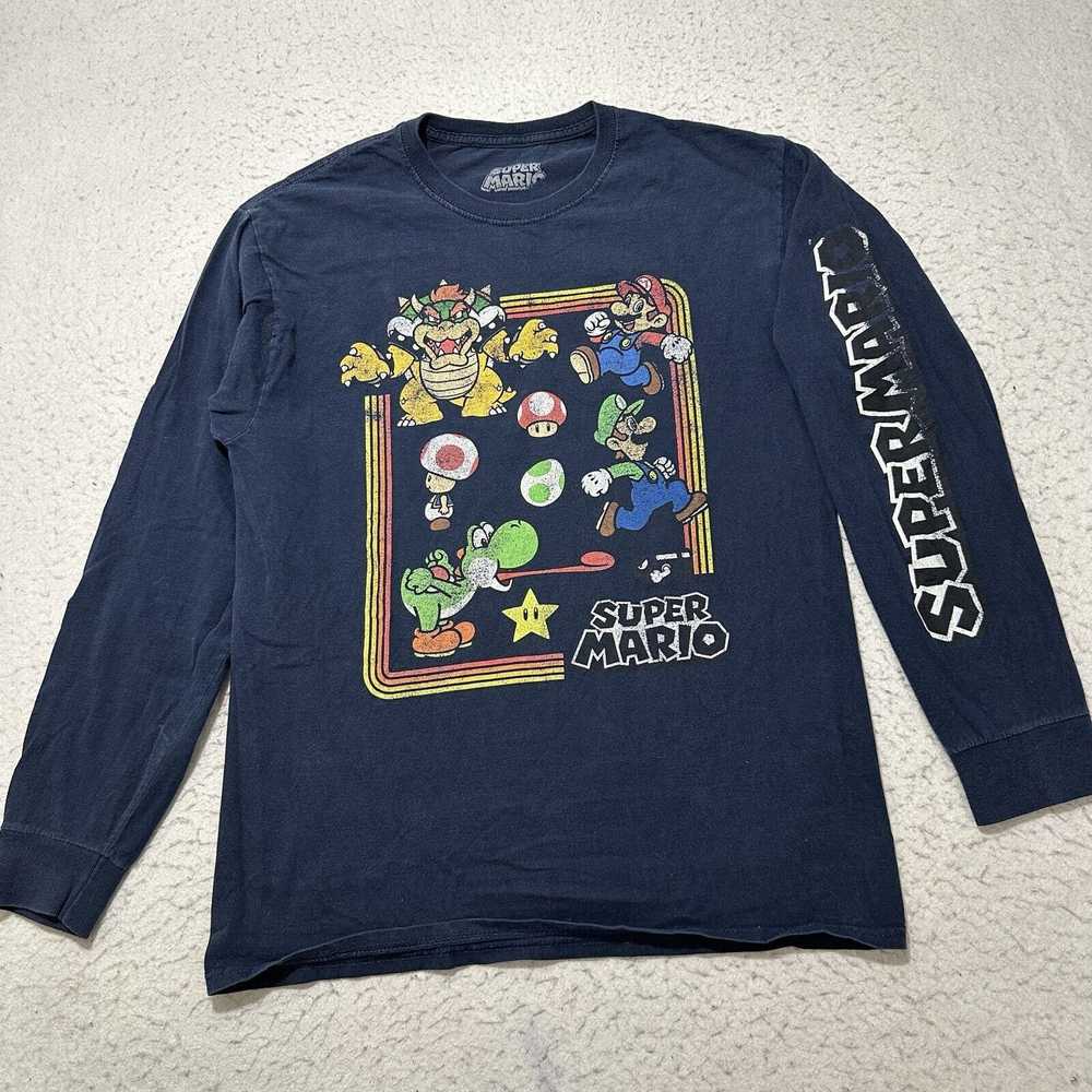 Nintendo Super Mario Medium Navy Blue Mario Luigi… - image 1