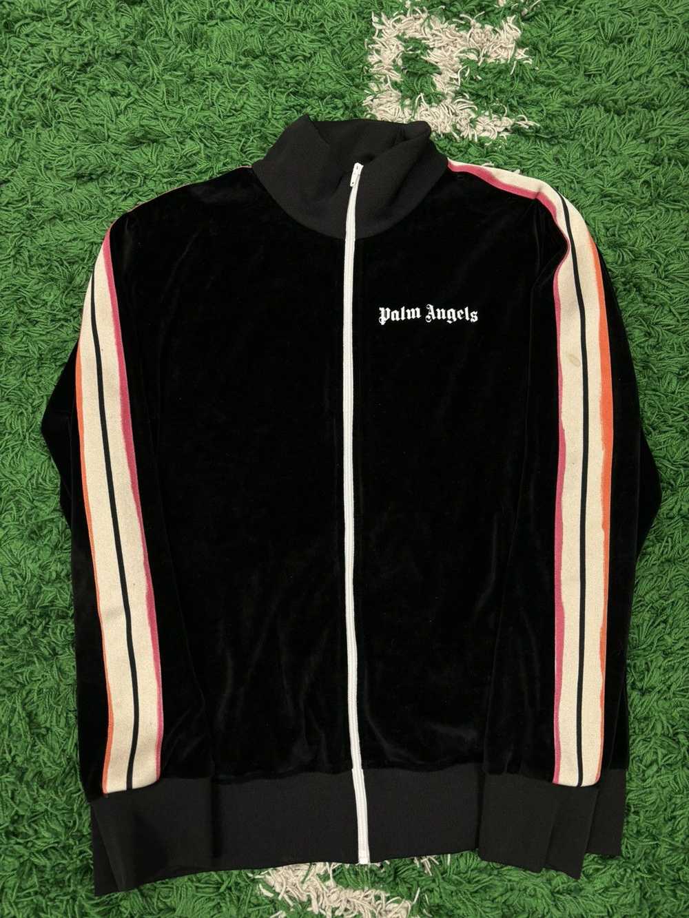 Palm Angels Palm Angels Velour Track Jacket XXL - image 1