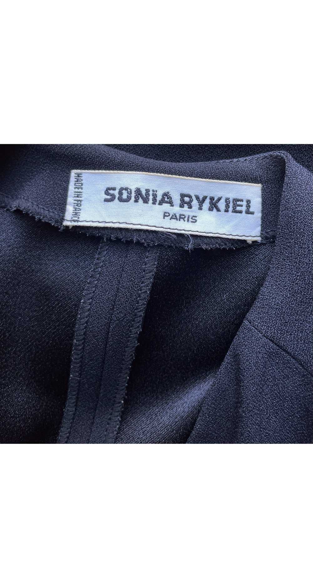 Sonia Rykiel 1980s Rhinestone Encrusted Black Ray… - image 6