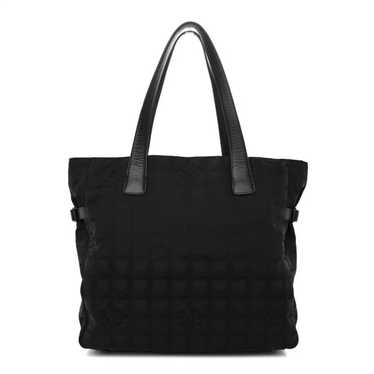 CHANEL Nylon Medium Travel Tote Black