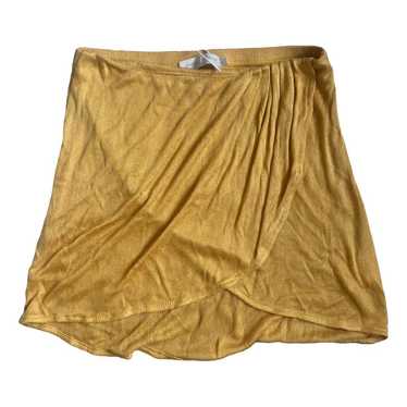 Savannah Morrow Silk mini skirt