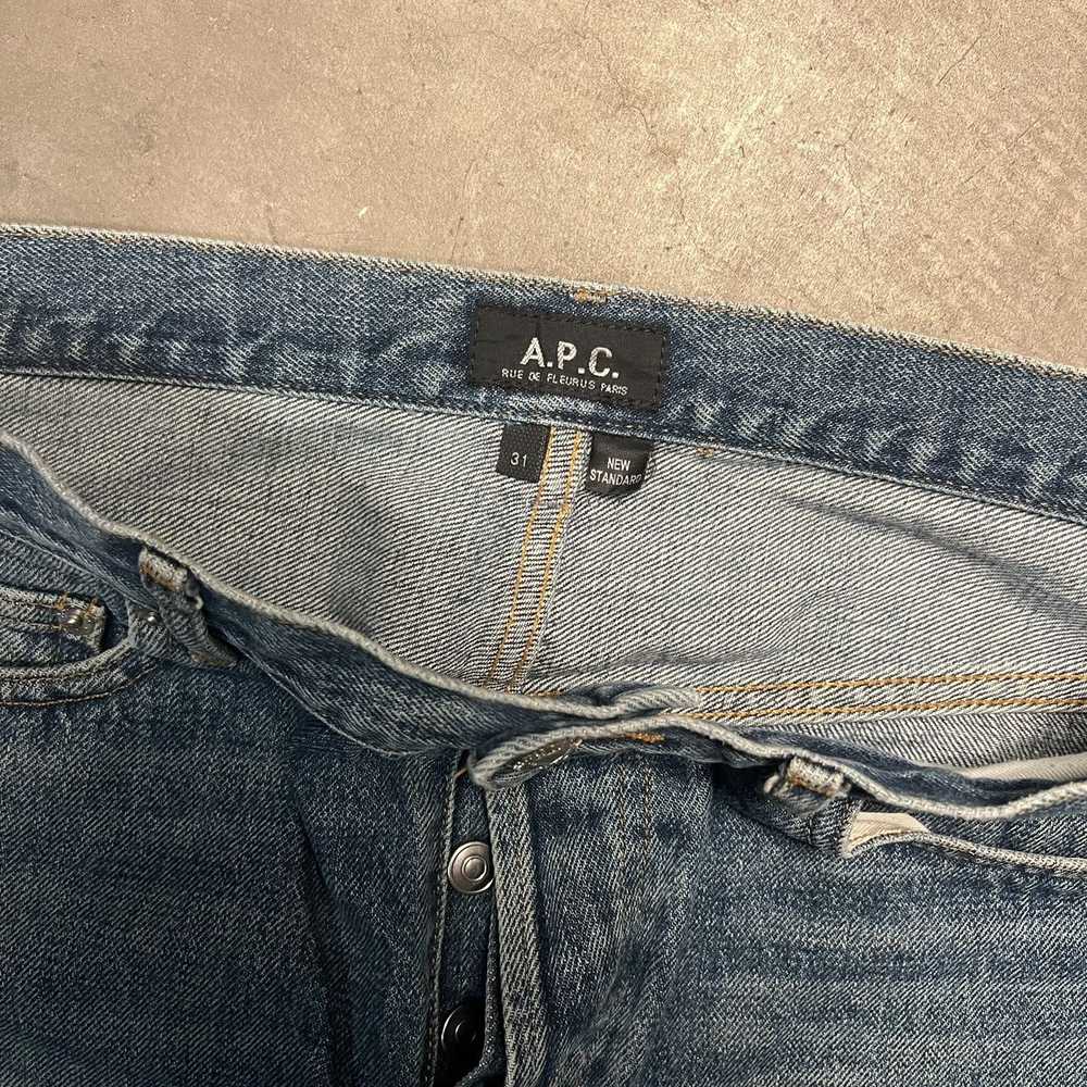 A.P.C. Distressed/Repaired A.P.C. Denim Jeans - image 4