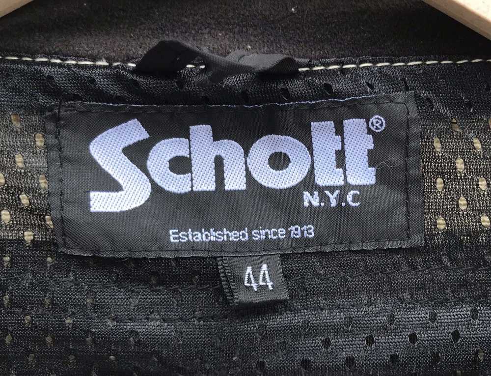 Racing × Schott SCHOTT N.Y.C Motorcycle Jacket Si… - image 11