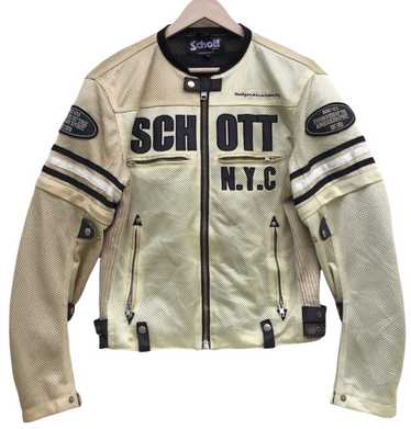 Racing × Schott SCHOTT N.Y.C Motorcycle Jacket Si… - image 1