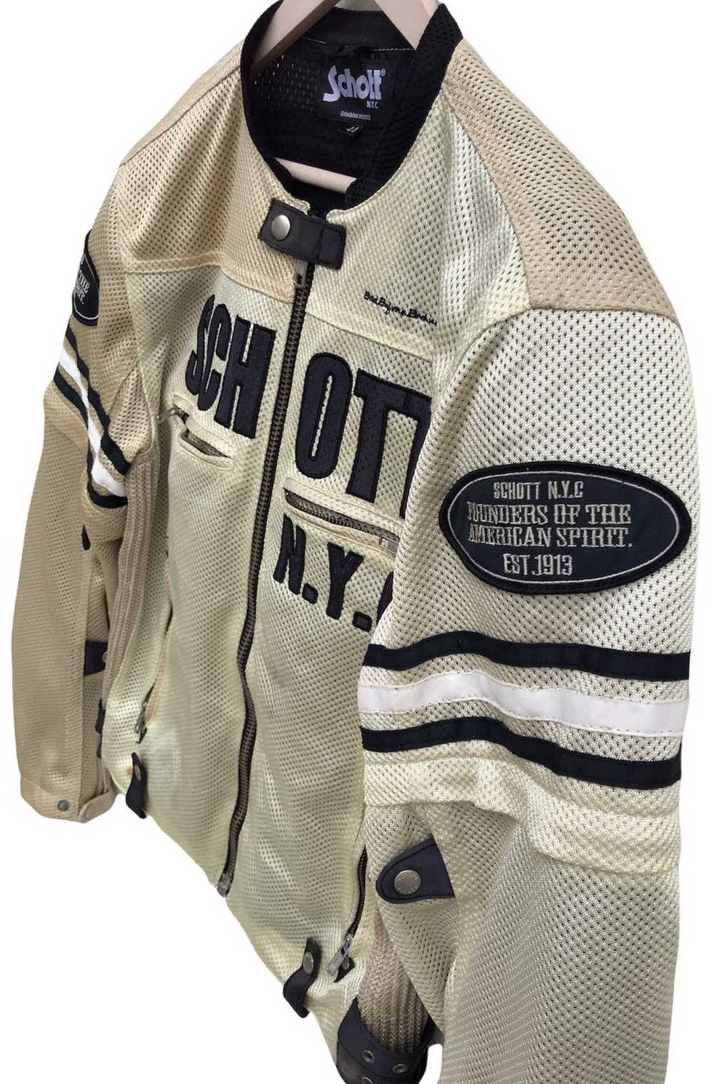 Racing × Schott SCHOTT N.Y.C Motorcycle Jacket Si… - image 6