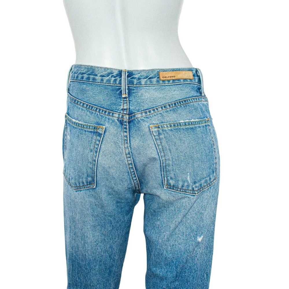 Designer GRLFRND KAROLINA Denim Jeans Ripped Dist… - image 12
