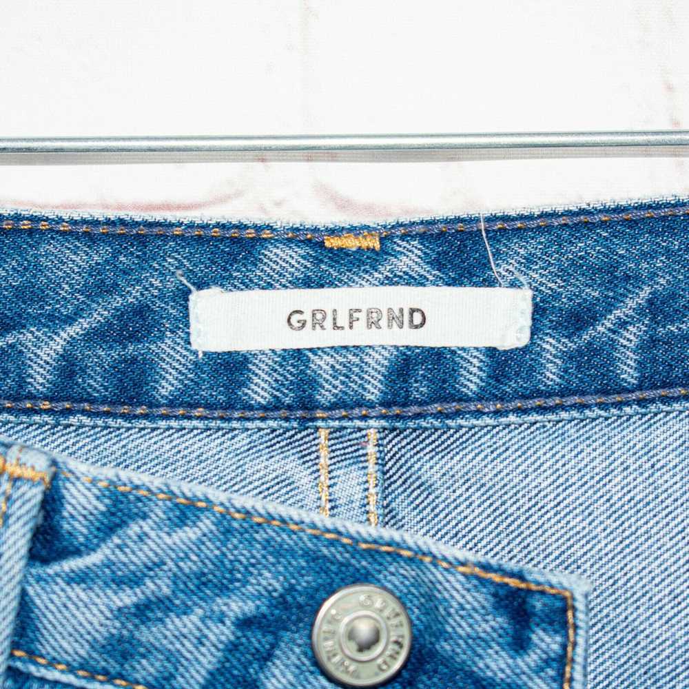 Designer GRLFRND KAROLINA Denim Jeans Ripped Dist… - image 9