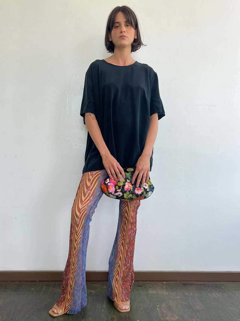 Vintage Psychedelic Pleated Flares - image 2