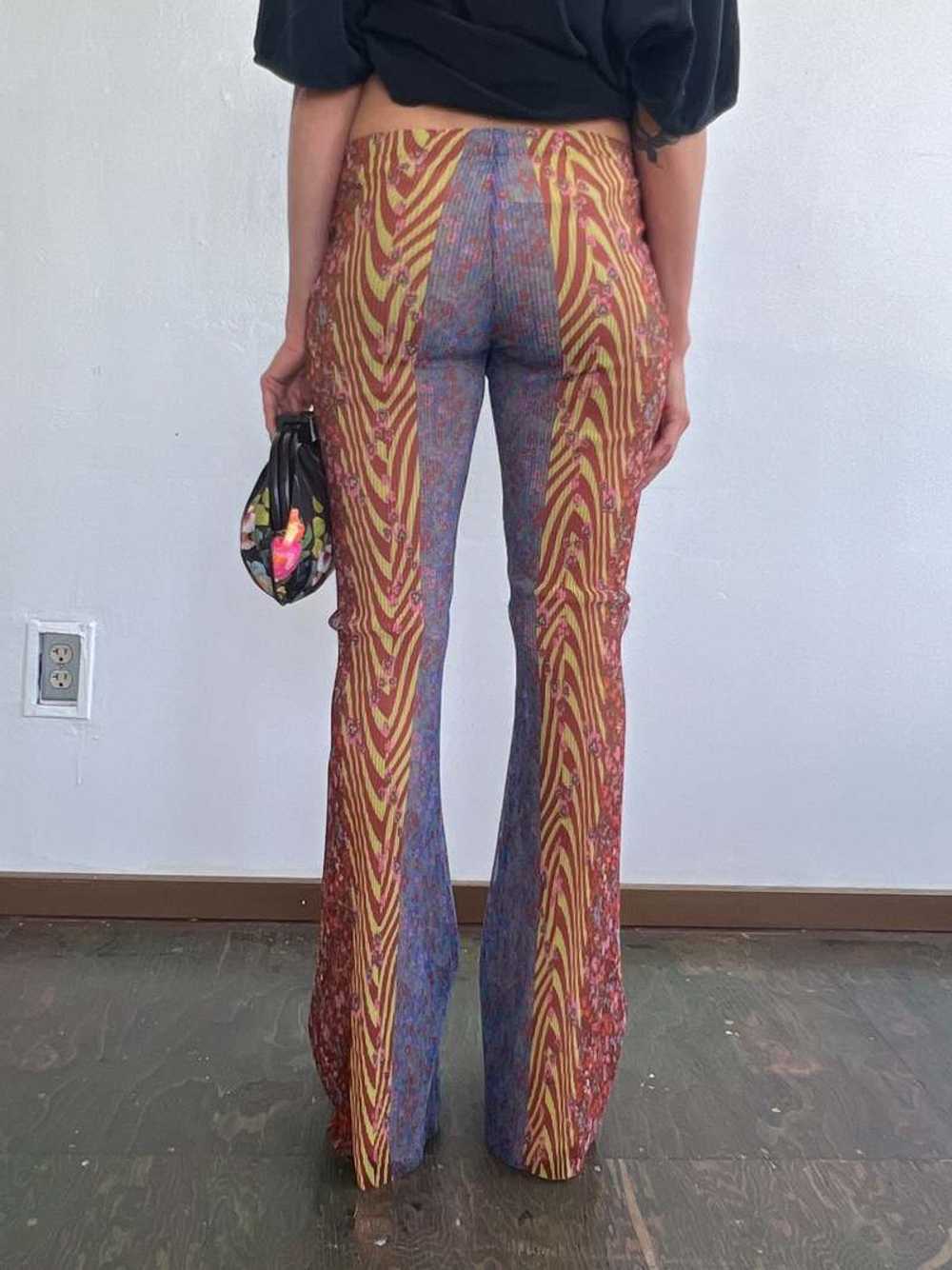 Vintage Psychedelic Pleated Flares - image 4