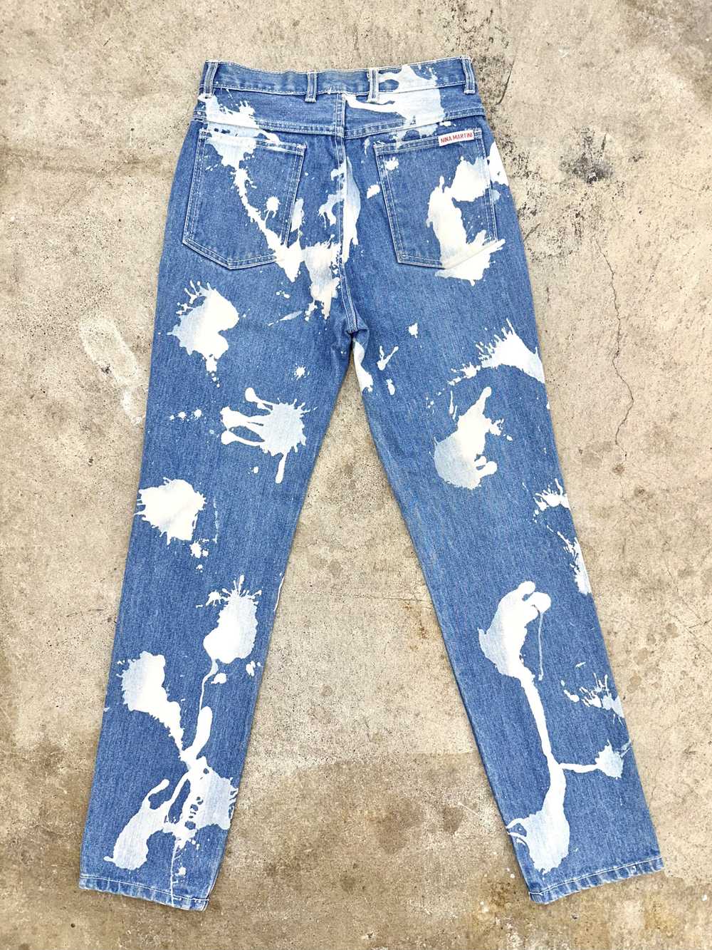 1990's Bleached Jeans - image 3