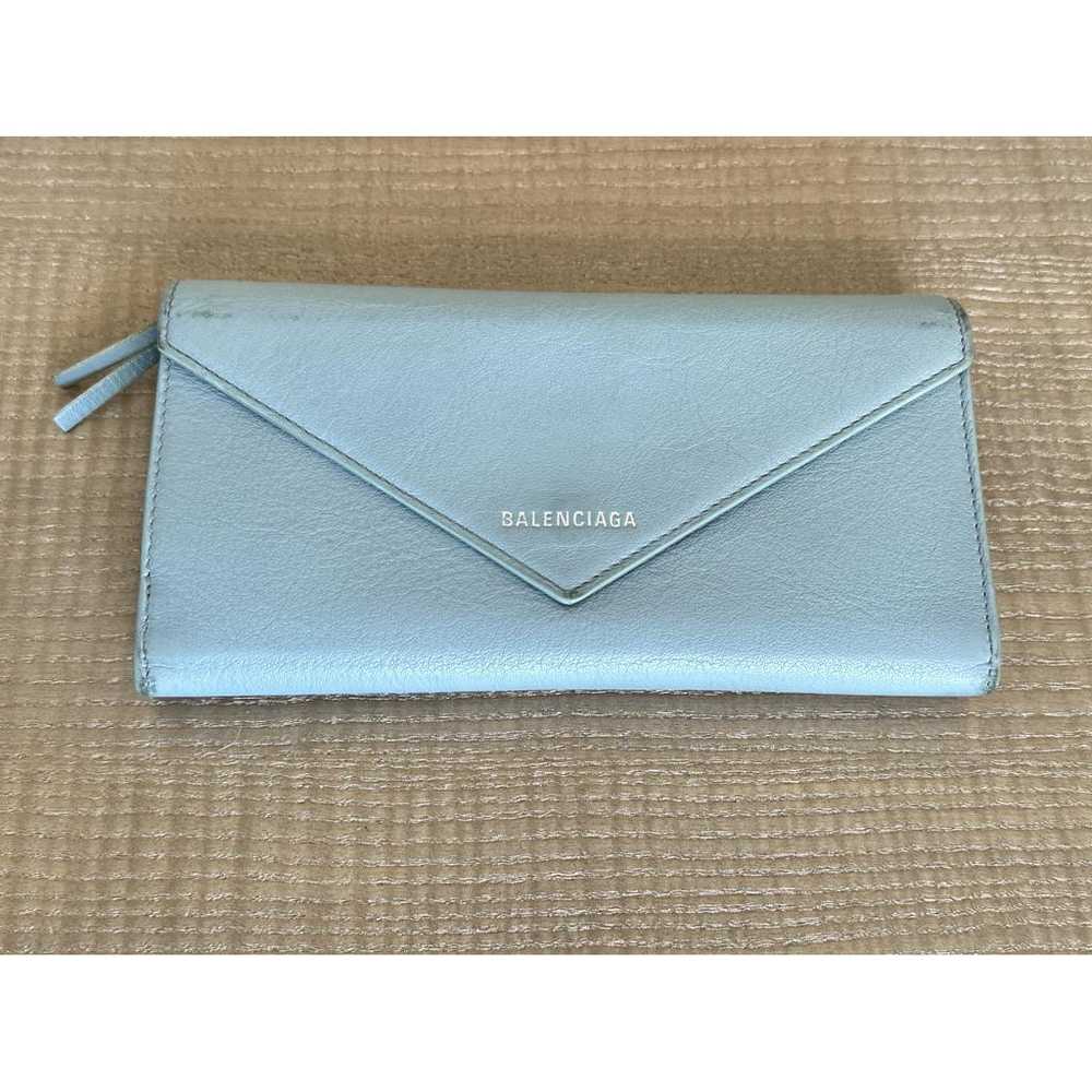 Balenciaga Leather card wallet - image 2