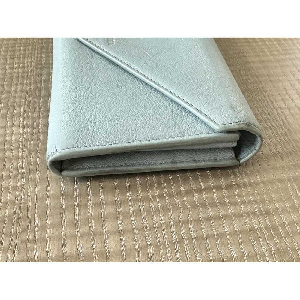 Balenciaga Leather card wallet - image 4