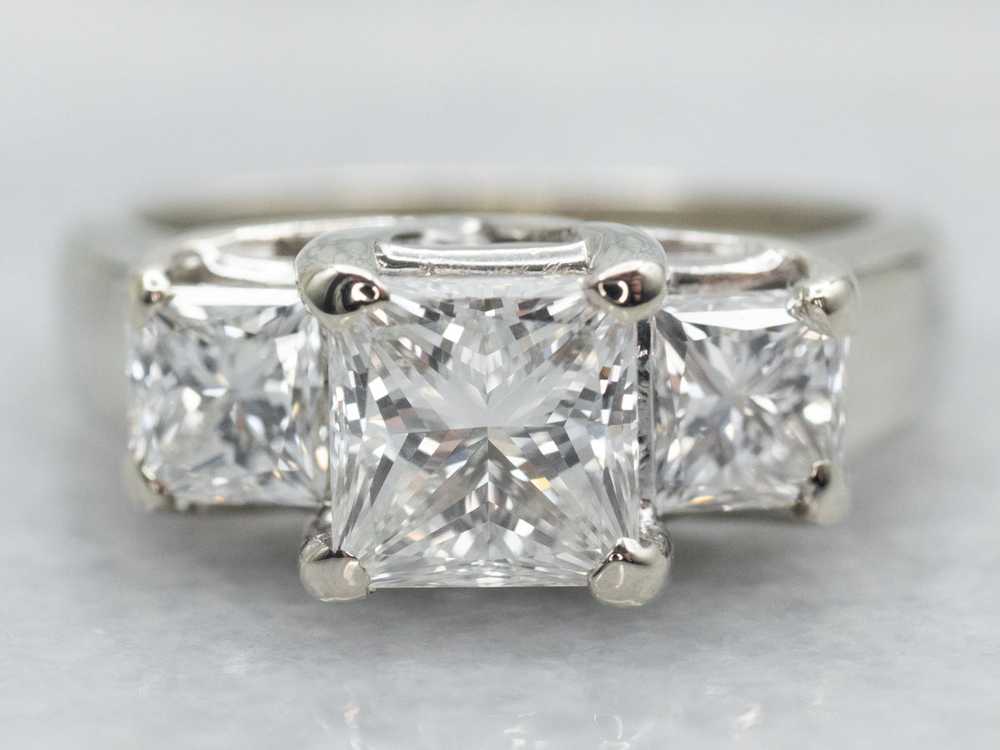 GIA Certified Diamond Engagement Ring - image 1