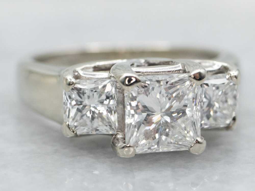 GIA Certified Diamond Engagement Ring - image 2