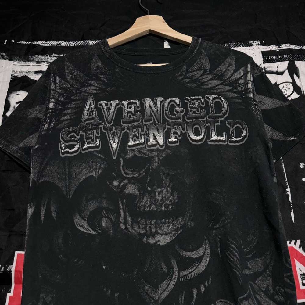 Band Tees × Vintage Rare Crazy Avenged Sevenfold … - image 2