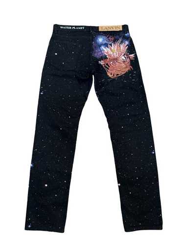 Lanvin LANVIN Galaxy-Print Straight Leg Jeans