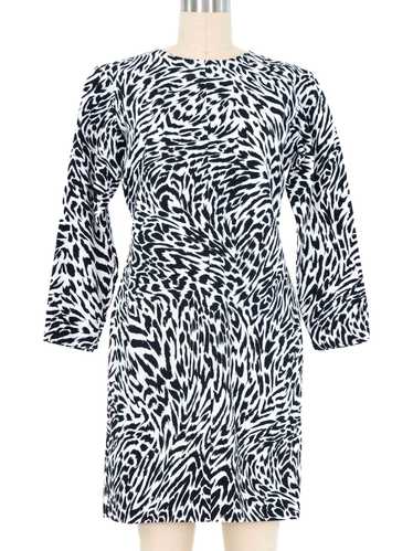 Yves Saint Laurent Animal Print Dress