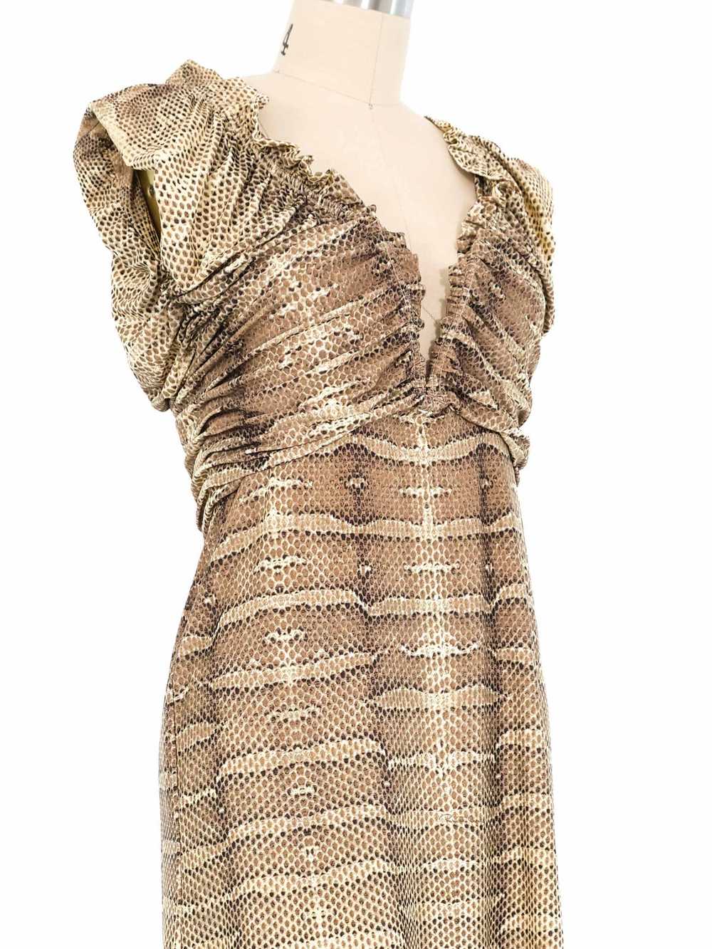 2007 Roberto Cavalli Animal Print Dress - image 2