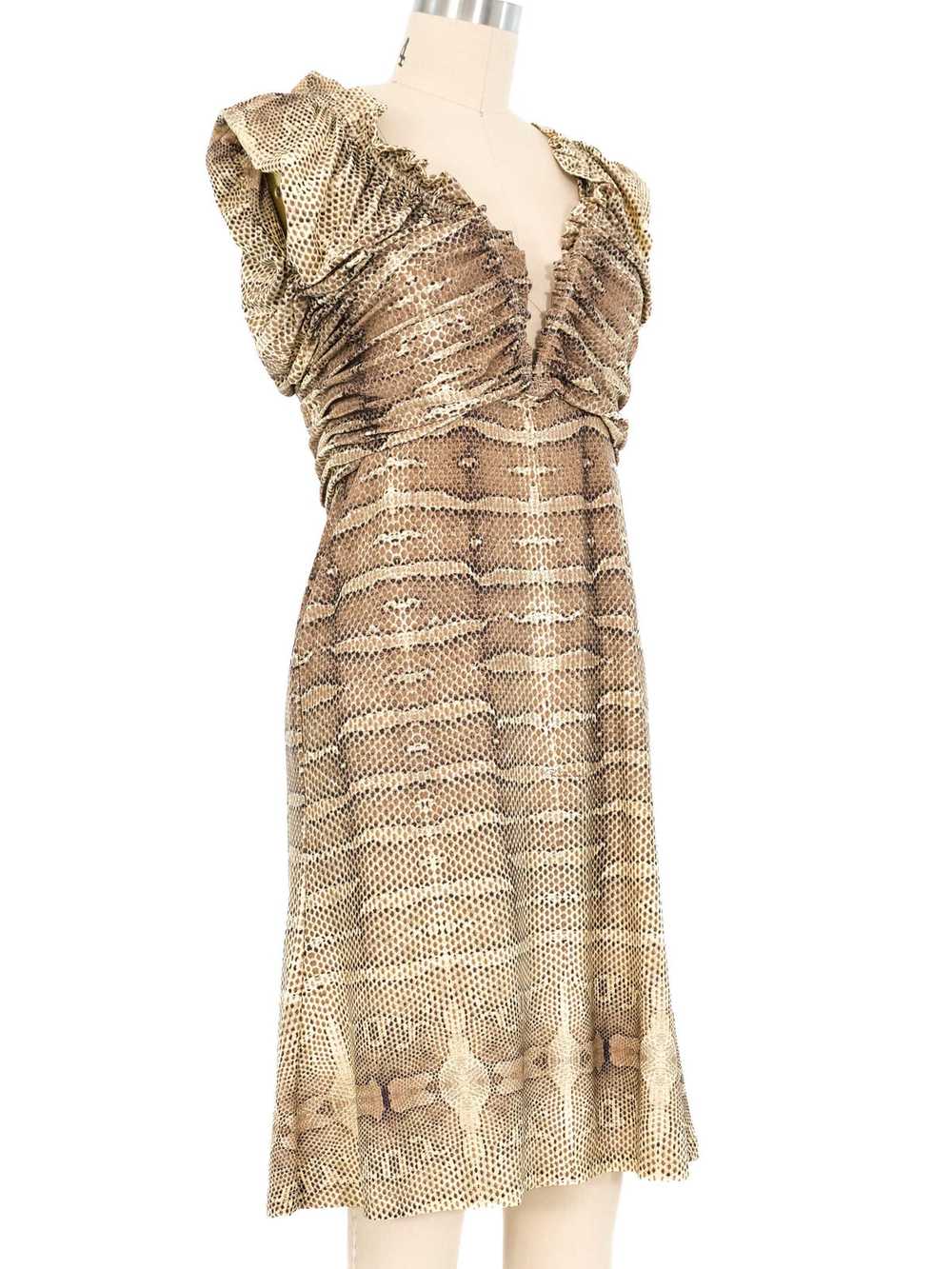 2007 Roberto Cavalli Animal Print Dress - image 3