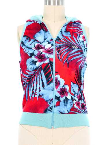 Dolce & Gabbana Sleeveless Terrycloth Hoodie