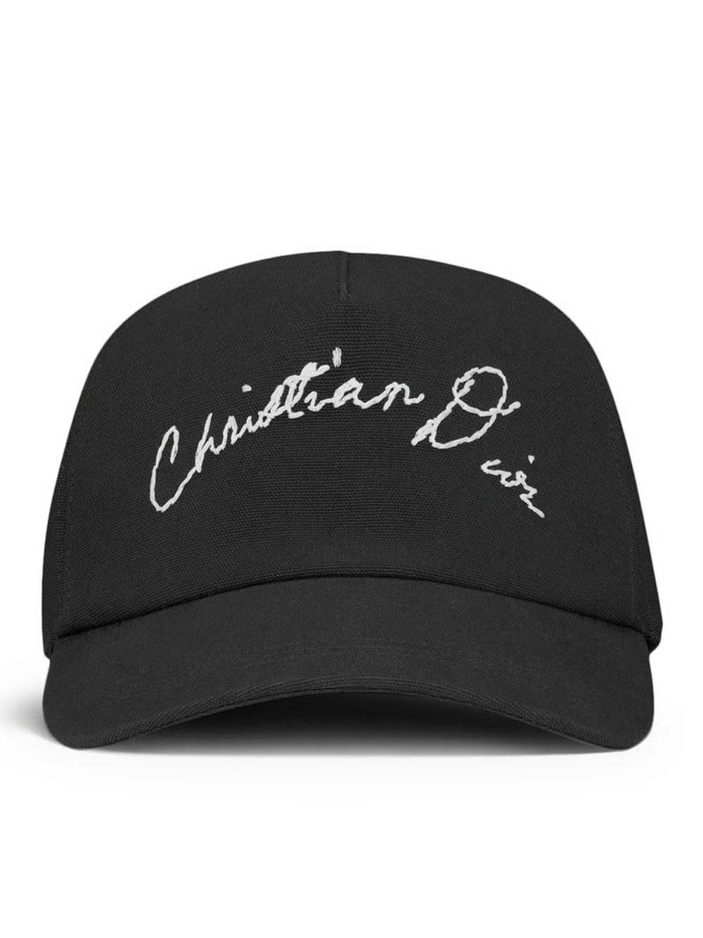 Dior CAP WITH HANDWRITTEN CHRISTIAN DIOR SIGNATURE - image 1