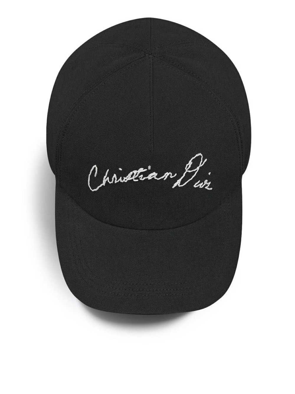 Dior CAP WITH HANDWRITTEN CHRISTIAN DIOR SIGNATURE - image 4