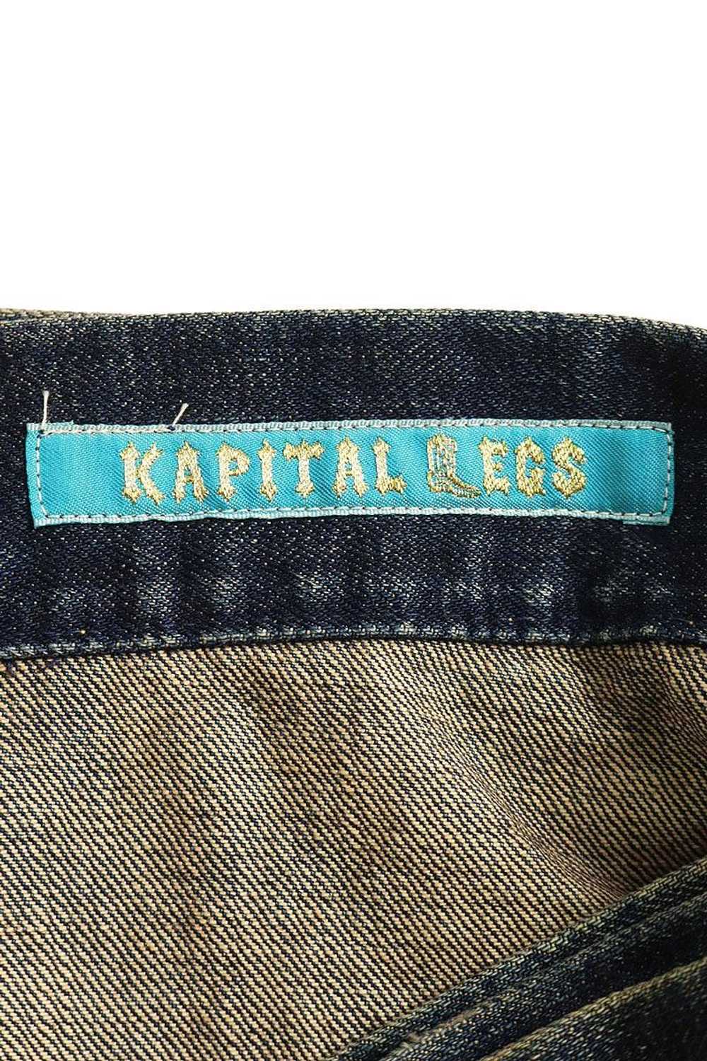 Kapital KAPITAL LEGS Line-Damaged Remade Denim Pa… - image 3