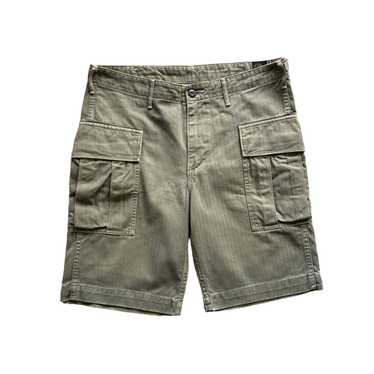 Orslow Orslow HBT 2-Pocket Cargo Faded Short Pants - image 1