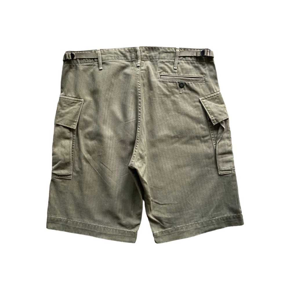 Orslow Orslow HBT 2-Pocket Cargo Faded Short Pants - image 2