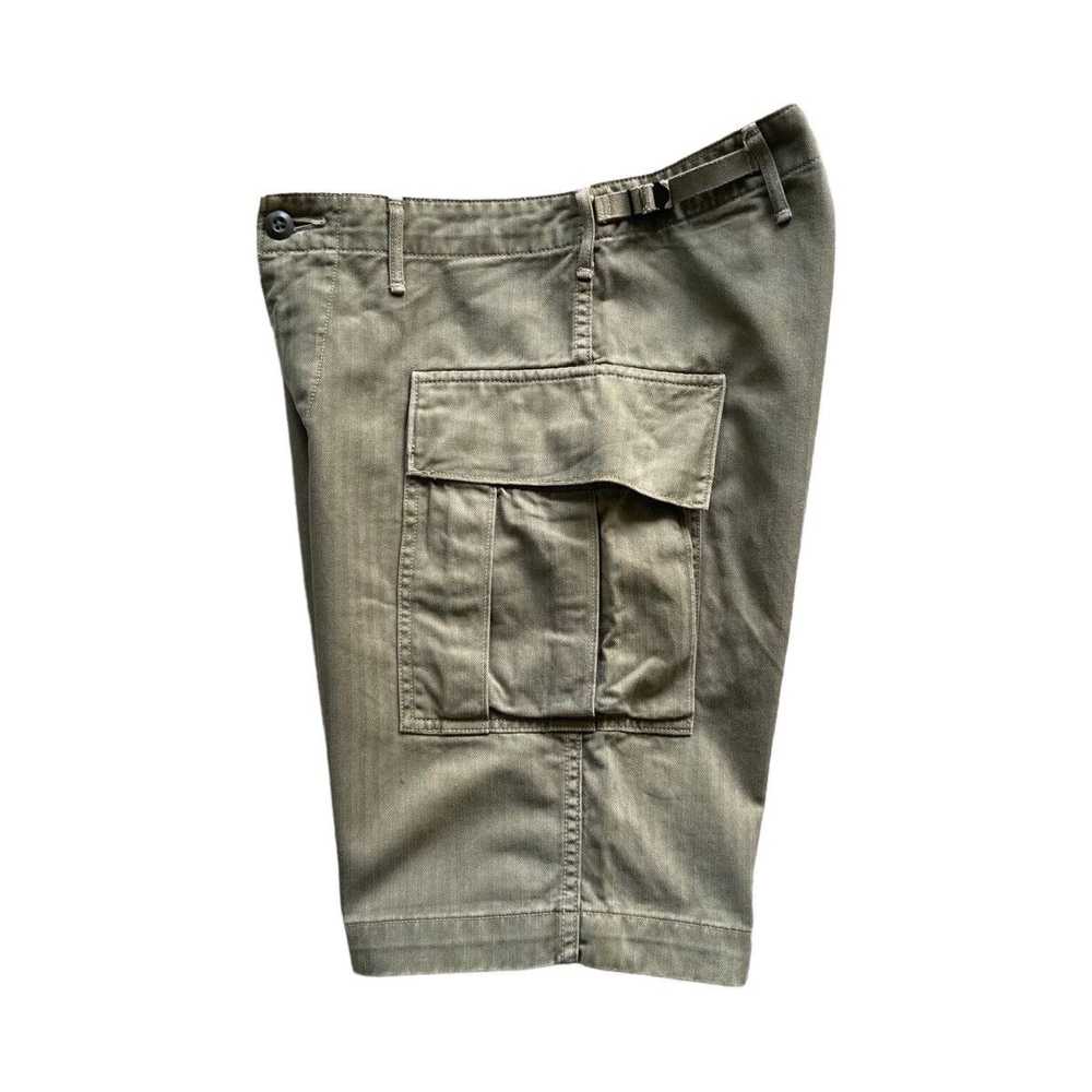 Orslow Orslow HBT 2-Pocket Cargo Faded Short Pants - image 3