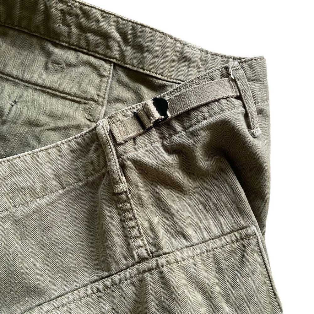 Orslow Orslow HBT 2-Pocket Cargo Faded Short Pants - image 4