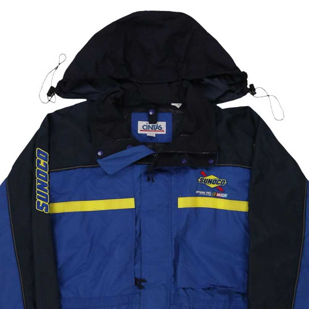 Sunoco Cintas Nascar Jacket - Large Blue Polyester - image 5