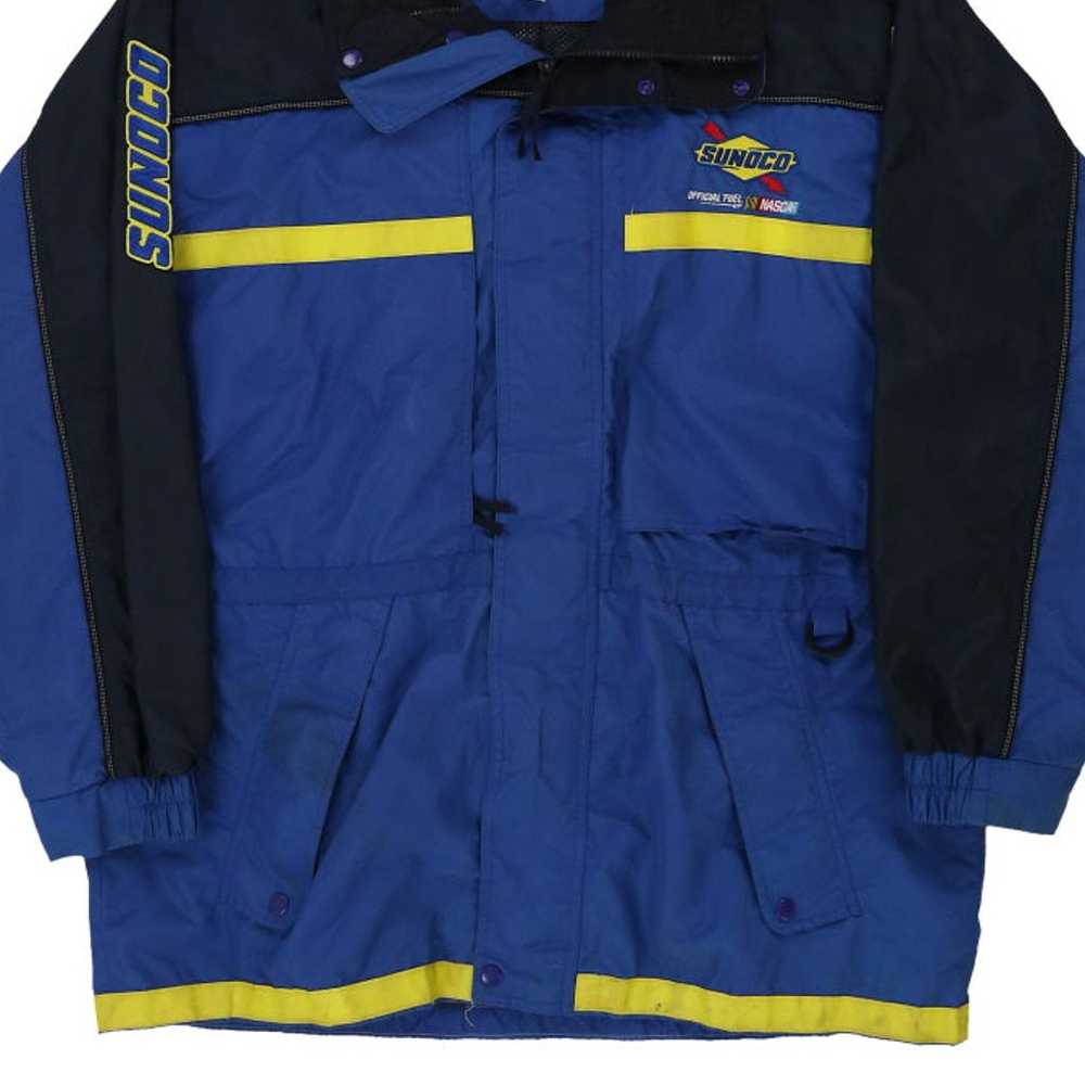 Sunoco Cintas Nascar Jacket - Large Blue Polyester - image 6