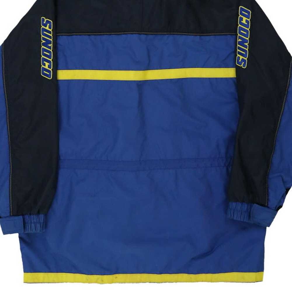 Sunoco Cintas Nascar Jacket - Large Blue Polyester - image 8