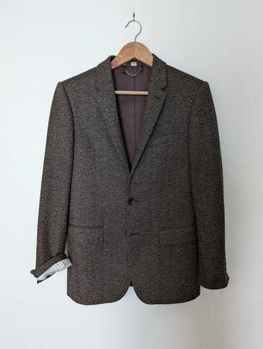 Burberry Wool Herringbone Blazer