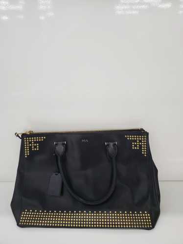 Lauren Ralph Lauren Black Leather Tote Bag-New