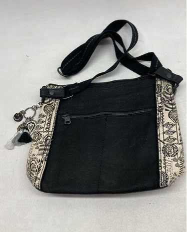 Sakroots Black And White Artists Circle Crossbody 