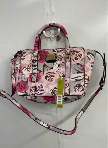 Gianni Bini Gray And Pink Floral Satchel NWT - image 1