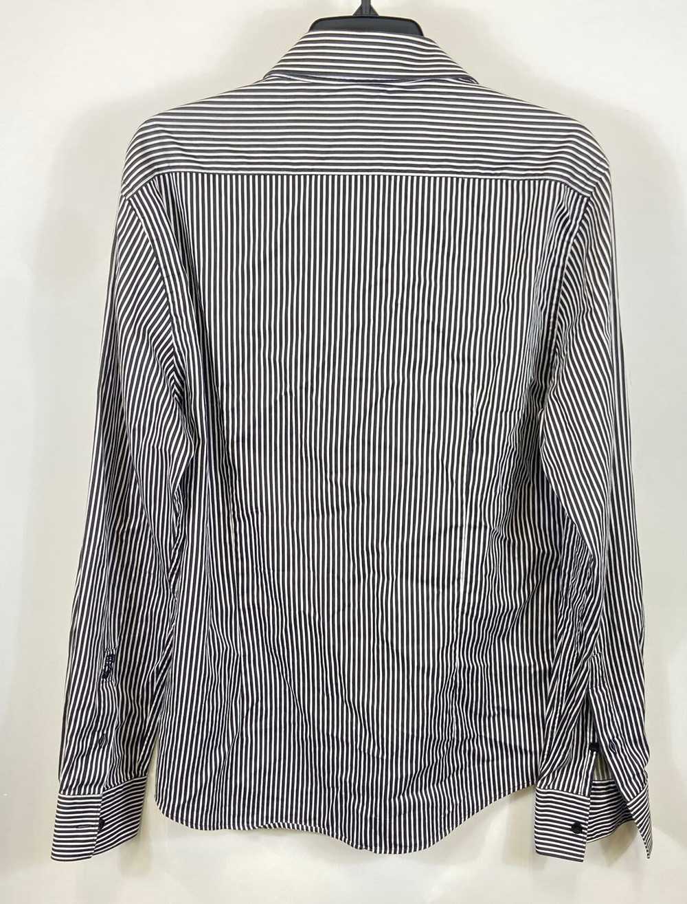 Versace Collection Stripped Dress Shirt - Size 40… - image 2