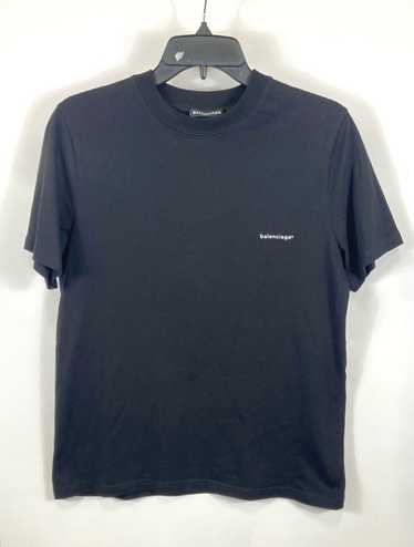 Balenciaga Unisex Black T-shirt - Size Small