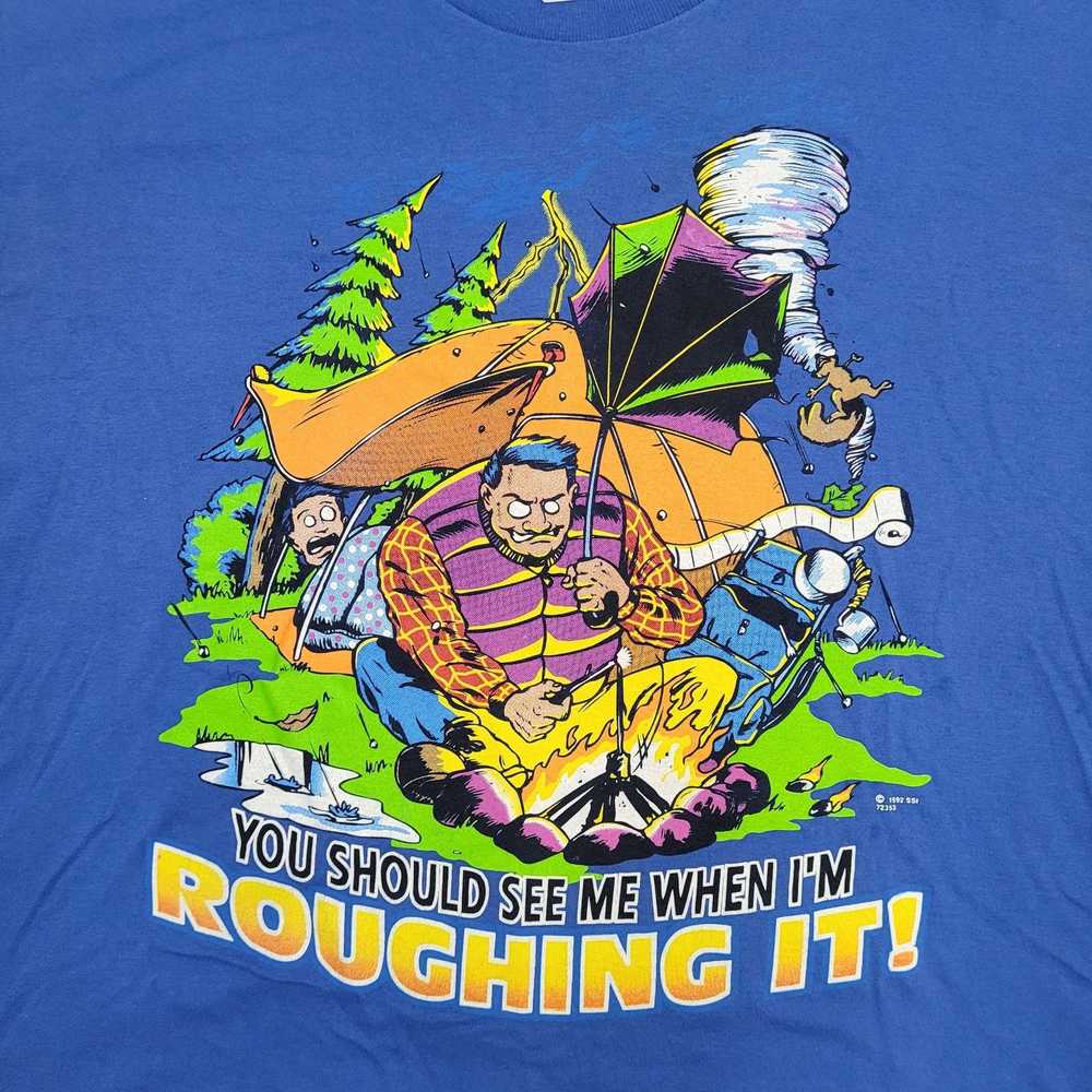 Other Vintage 1992 Funny Outdoor Camping Shirt XL… - image 11