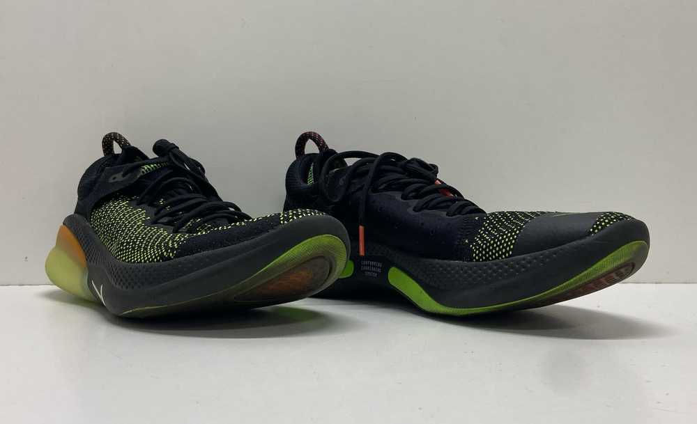 Nike Joyride Run Flyknit Black Electric Green Ath… - image 3