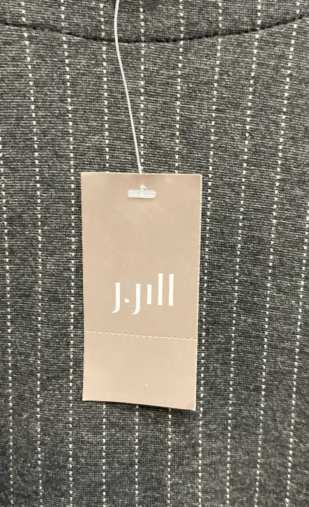 NWT J. Jill Womens Black Striped Long Sleeve Roun… - image 4
